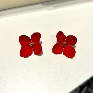 Anthropologie flower earrings